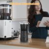 Electric Milk Frother Steamer 4 in 1 Multifunctional Hot Cold Milk Foam Maker Temperature Control Automatic Quiet Milk Warmer Latte Cappuccinos Diamon